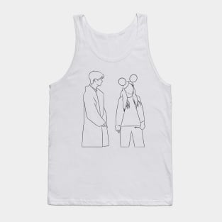 Castaway Diva lineart Korean Drama Tank Top